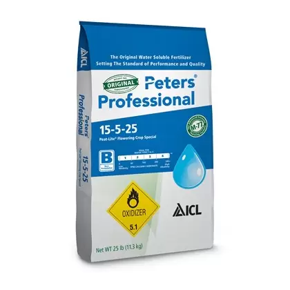 ICL Peters 15-5-25 Peat Lite Flower Crop 25Lb (80/Pl) HAZ