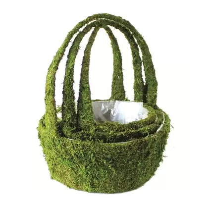 SuperMoss 3PC Set Deco Basket Arroyo