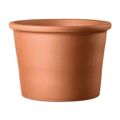 Deroma 3.39" Cylinder Pot Terra Cotta Case Pack