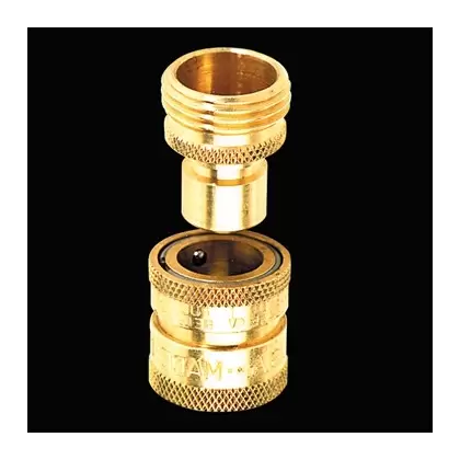 Dramm Brass Quick Disconnect M&F Pair In Clamshell Package