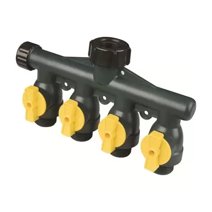 Melnor Poly HI-Flow 4 Way Connector