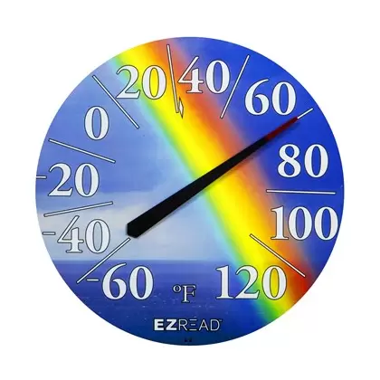 Headwind 12.5" EZ Read Dial Thermometer Rainbow