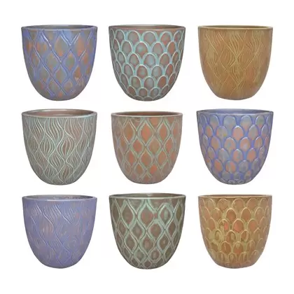 MCarr 81pc Round Planter Pallet Mixed Colors