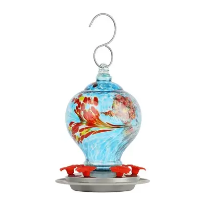 Natures Way 28oz Artisan Gravity Hummingbird Feeder Sunny Day