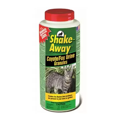 Shake Away 28.5oz Fox Coyote Urine Granules Cat Repellent