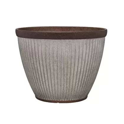 Southern Patio 10" Westlake Planter Rustic Galvanized