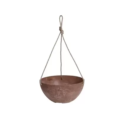 Artstone Napa 10" Hanging Bowl Rust