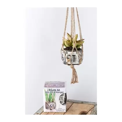 Primitive Box Route 66 Pot With Hanger