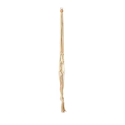 Primitive 30" Jute Tan Macrame Plant Hanger