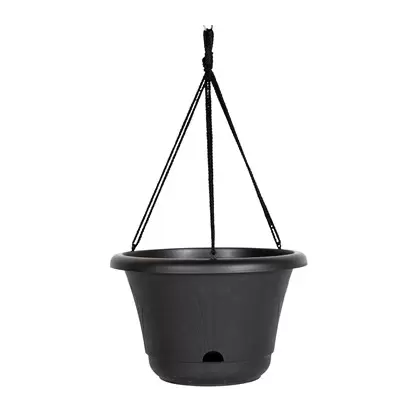 Bloem 13" Hanging Basket Black
