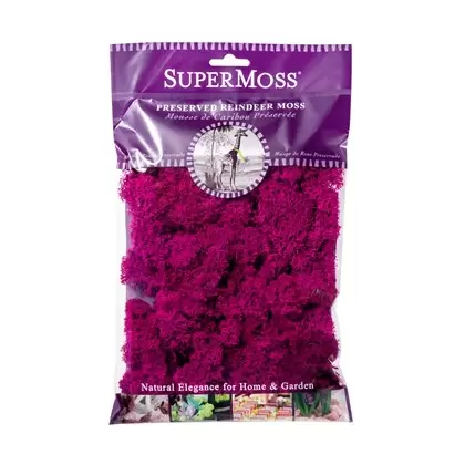 SuperMoss 2oz Reindeer Moss Fuchsia