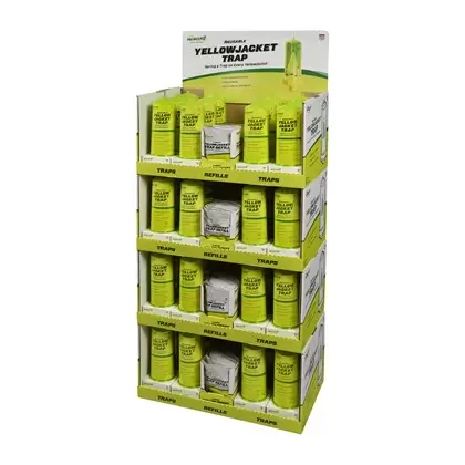 Rescue 96pc Reuse Yellow Jacket Trap & Attractant Display