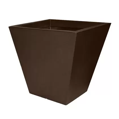 Tusco 18" Cosmo Square Planter Espresso