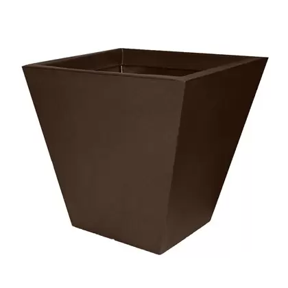 Tusco 22" Cosmo Square Planter Espresso