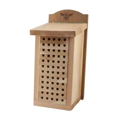 Woodlink Large Cedar Mason Bee House with Removable Tray