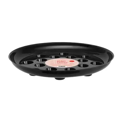 CWP 12" Black Carpet Saver Saucer