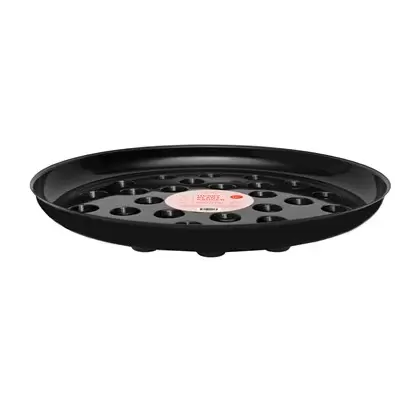 CWP 16" Black Carpet Saver Saucer