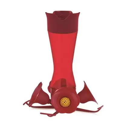 Perky Pet Pinch Waist Red Glass Hummingbird Feeder