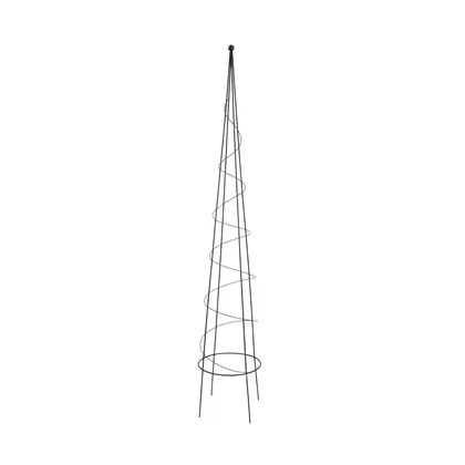 Panacea 48" Spiral Obelisk Black