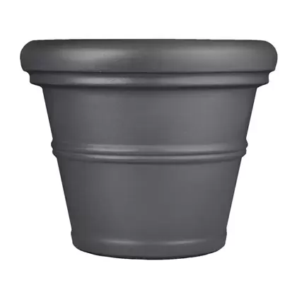 Tusco 24.5" Rolled Rim Planter Slate