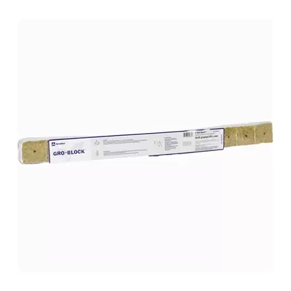 Grodan Gro-Block Improved Mini Block 2" - Shrinkwrap/Strip - Carton (1440/ Carton)
