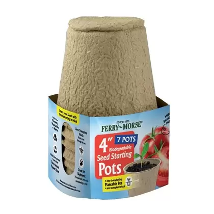 Ferry Morse 7pk 4" Round Fiber Pots