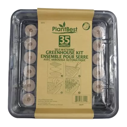 PlantBest Premium 35 Pellet Self Watering Greenhouse Kit