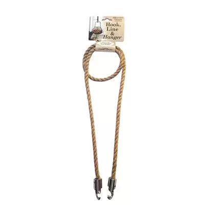Primitive 3/8" Jute Drop Hanger 4' Adjustable