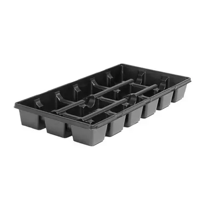 Landmark 03.25 Inch True Pot Tray 18 Count Black 100 Per Case / 36 Cases Per Pallet