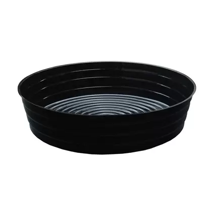 CWP 16" Black Deep Plant Saucers