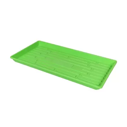 SunPack 1020 Heavy Duty Shallow Tray, No Holes, Green