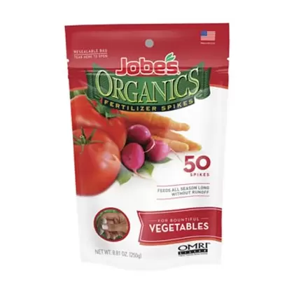 Jobes 50ct Organic Vegetable Fertilizer Spikes