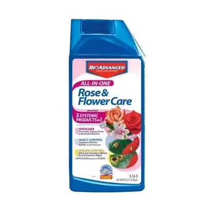 BioAdvanced 32oz All-In-One Rose & Flower Care Concentrate (Keywords: Bayer )