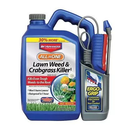 BioAdvanced 1.3gal All-In-One Lawn Weed & Crabgrass Killer Power Spray (Keywords: Bayer )