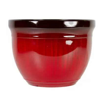 Gardener Select 15" Madison Drip Red Planter 15.35"x15.35"x11.22" 6/CS