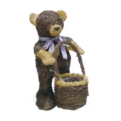 Gardener Select 8" Small Brushwood Bear Topiary 12/CS