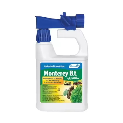 Monterey 32oz B.t. Bacillus thuringiensis Biological Insecticide RTS BT