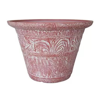 GROWER SELECT ENVIROBLEND 16IN TUMBLED SCROLL PLANTER TERRACOTTA 12/CS