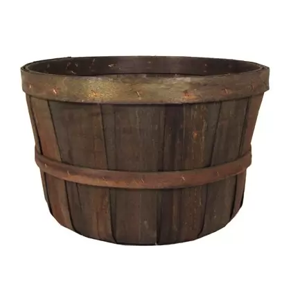 Grower Select 1 Peck Basket No Handle Brown 12/CS 48CS/PL