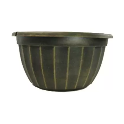 Grower Select 11.00 Serenity Hanging Basket Black / Gold With Plastic 3 Strand Hanger 72/CS