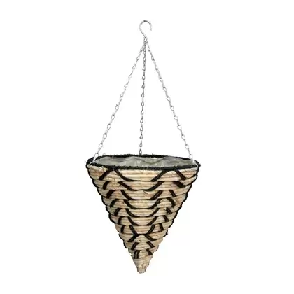 Gardener Select 14" Cone Hanging Basket White 20/CS
