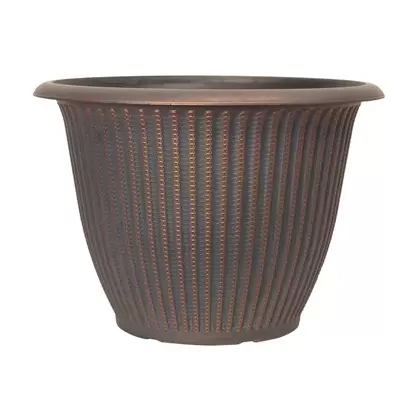 Grower Select 16.00 Piper Planter Vintage Copper 5.7gal 40/CS - 16.5in OD x 11.8in H