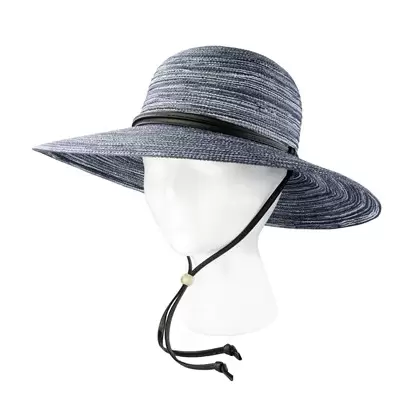 Sloggers Womens Braided Hat Navy Medium UPF 50+