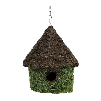 SuperMoss Woven Medium Bungalow Birdhouse
