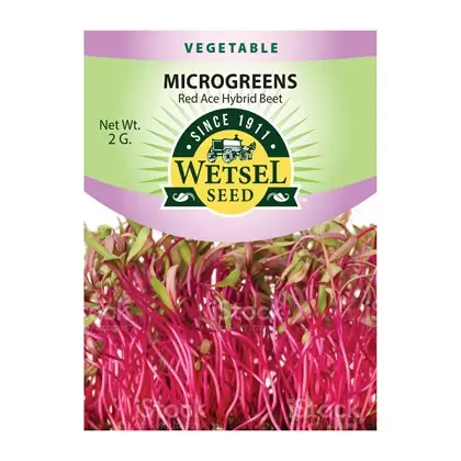 Microgreens, Red Ace Hybrid Beet - 2 Gram