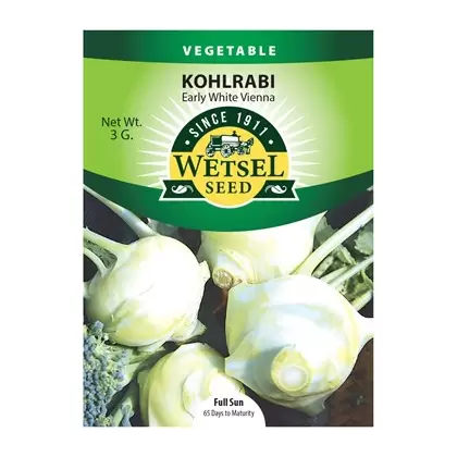 Kohlrabi, Early White Vienna - 3 grams