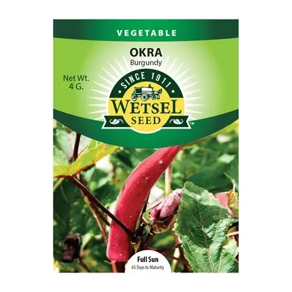 Okra, Burgundy - 4 grams