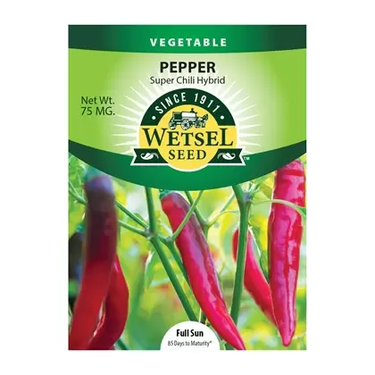 Peppers, Super Chili Hybrid - 75 Mg