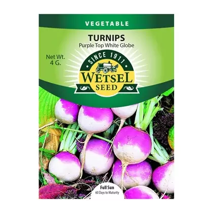 Turnips, Purple Top White Globe - 4 grams