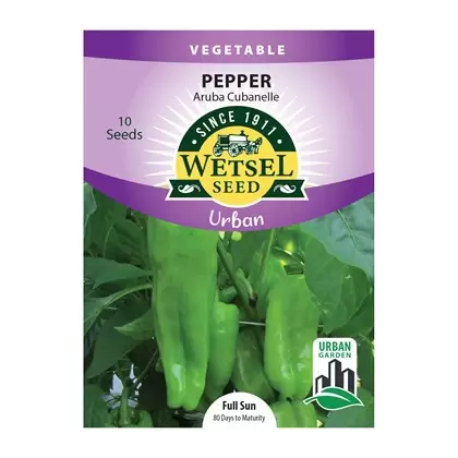 Pepper, Aruba Cubanelle (patio) - 10 Seeds